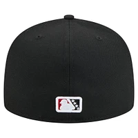 Men's New Era Black Quad Cities River Bandits Copa de la Diversión 59FIFTY Fitted Hat