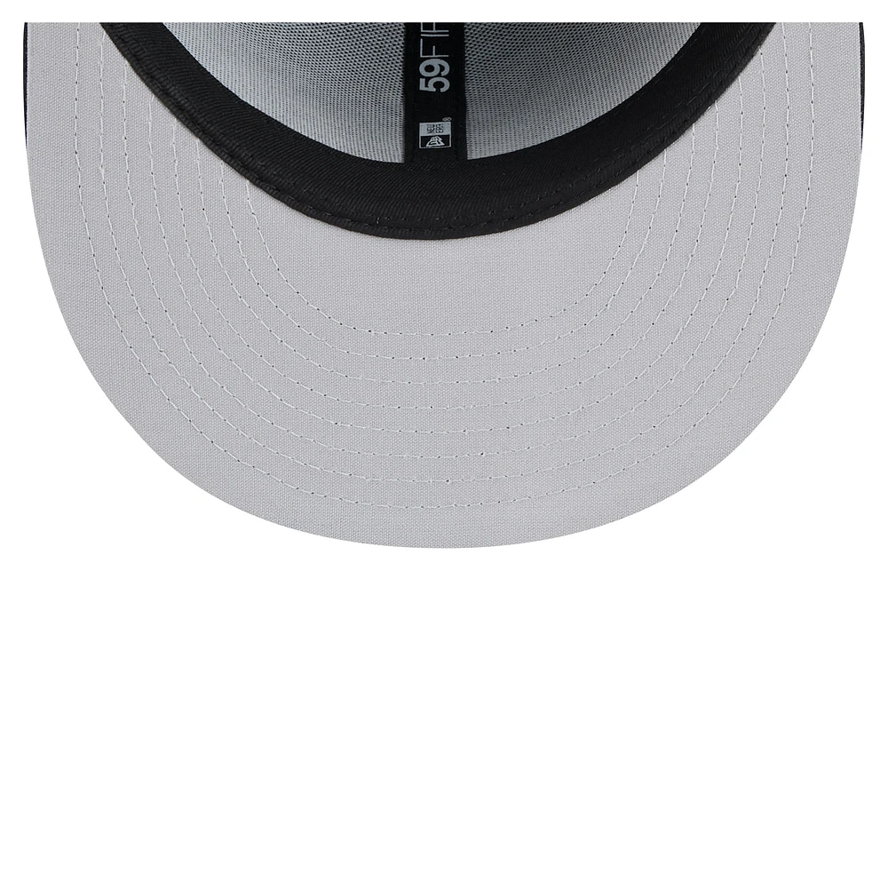 Men's New Era Black Quad Cities River Bandits Copa de la Diversión 59FIFTY Fitted Hat