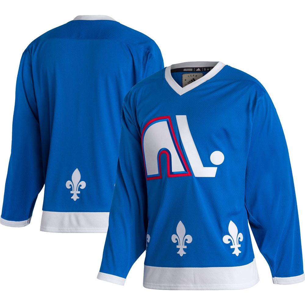 Men's adidas Blue Quebec Nordiques Team Classics Authentic - Jersey