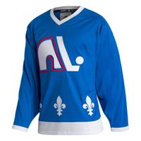 Men's adidas Blue Quebec Nordiques Team Classics Authentic - Jersey