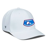 Men's Levelwear White Quebec Nordiques Rise Skylight Flex Hat