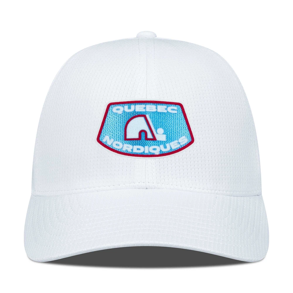 Men's Levelwear White Quebec Nordiques  Skylight Zephyr Adjustable Hat