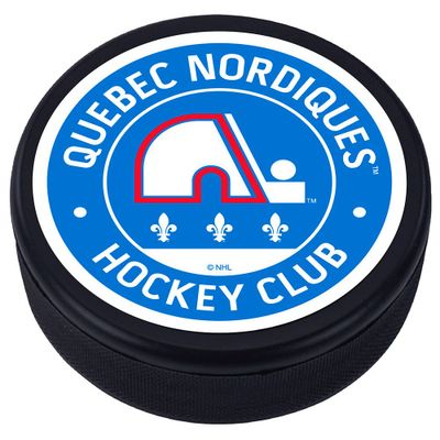 Quebec Nordiques - Vintage Classic Textured Hockey Puck
