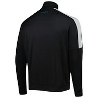 Men's Charly Black/Gray Queretaro FC Light DRY FACTOR Mock Neck Full-Zip Jacket