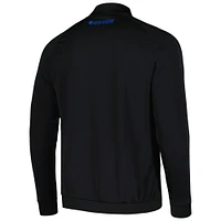 Men's Charly  Black Queretaro FC Light Full-Zip Raglan Jacket