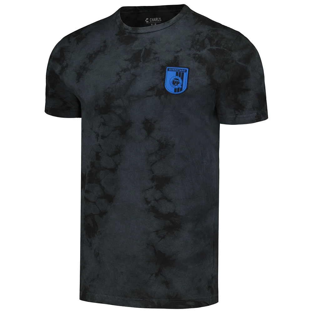 T-shirt tie-dye Charly noir Queretaro FC pour hommes