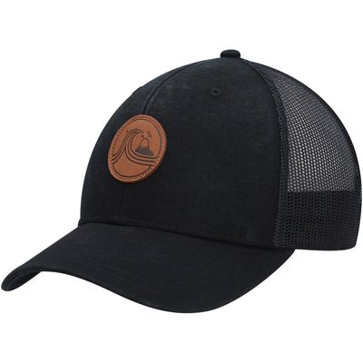 Men's Quiksilver Black Brick Hollows Trucker - Snapback Hat