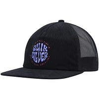 Casquette Snapback Quiksilver Coasteeze Trucker noire pour hommes