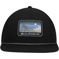 Casquette réglable Quiksilver Easy Glades noire pour hommes