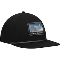 Casquette réglable Quiksilver Easy Glades noire pour hommes