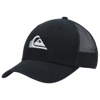 Casquette Quiksilver Grounder Trucker Snapback Homme Noire