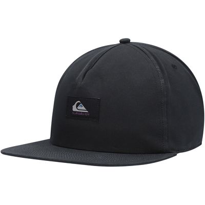 Men's Quiksilver Black Restrainers - Snapback Hat