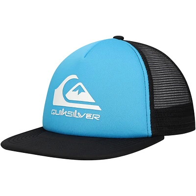 Men's Quiksilver Blue/Black Foamslayer Trucker Snapback Hat