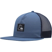 Casquette Snapback à carreaux bleus Quiksilver pour hommes