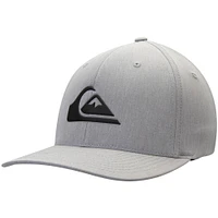 Men's Quiksilver Heathered Gray Amped Up - Flex Hat