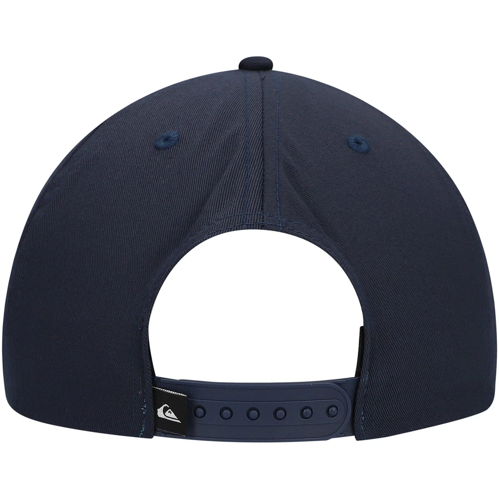 Casquette ajustable Quiksilver Easy Glades bleu marine pour hommes