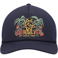 Men's Quiksilver Navy Happy Hour Trucker Snapback Hat