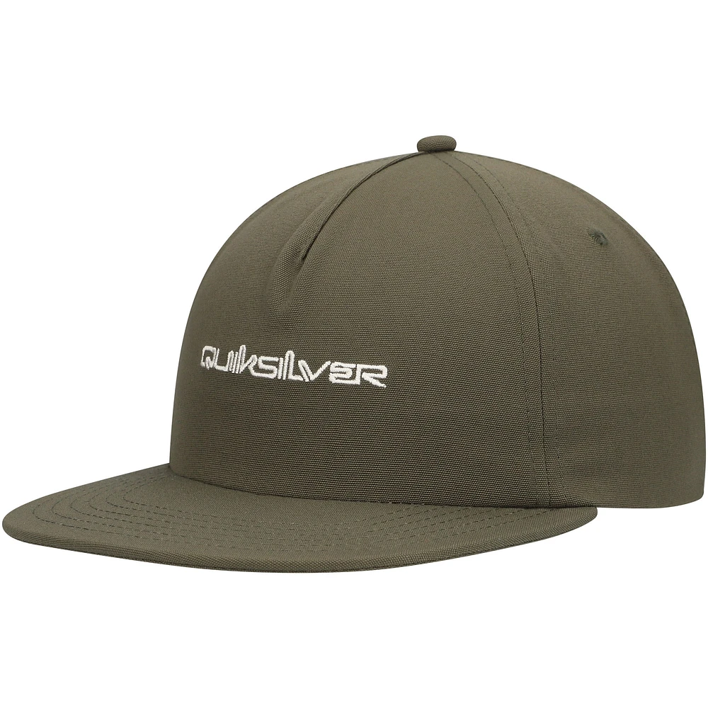 Casquette Quiksilver Olive DNA Omni Snapback pour hommes