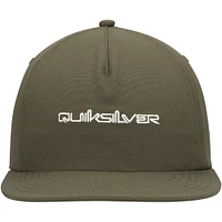 Men's Quiksilver Olive DNA Omni Snapback Hat