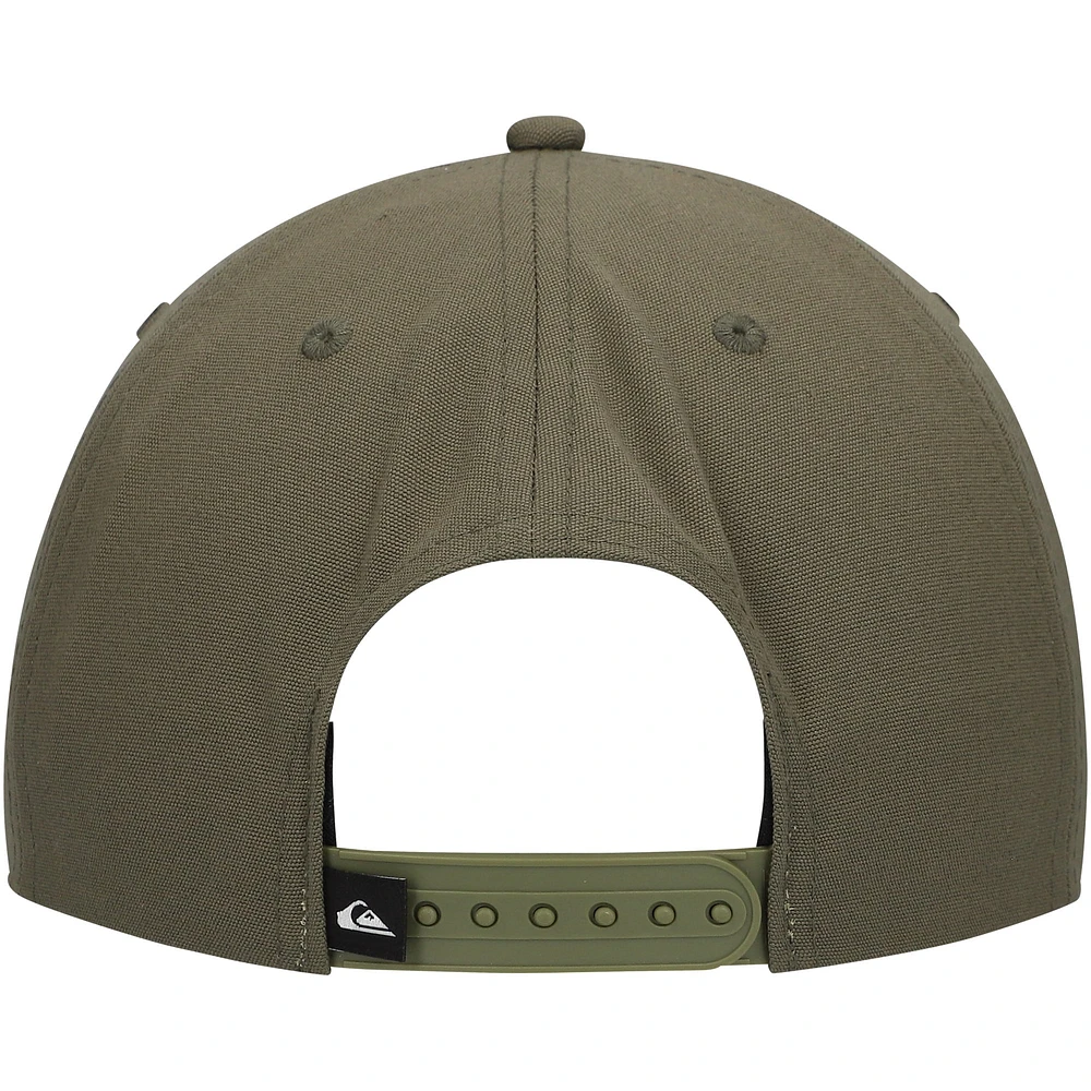 Casquette Quiksilver Olive DNA Omni Snapback pour hommes