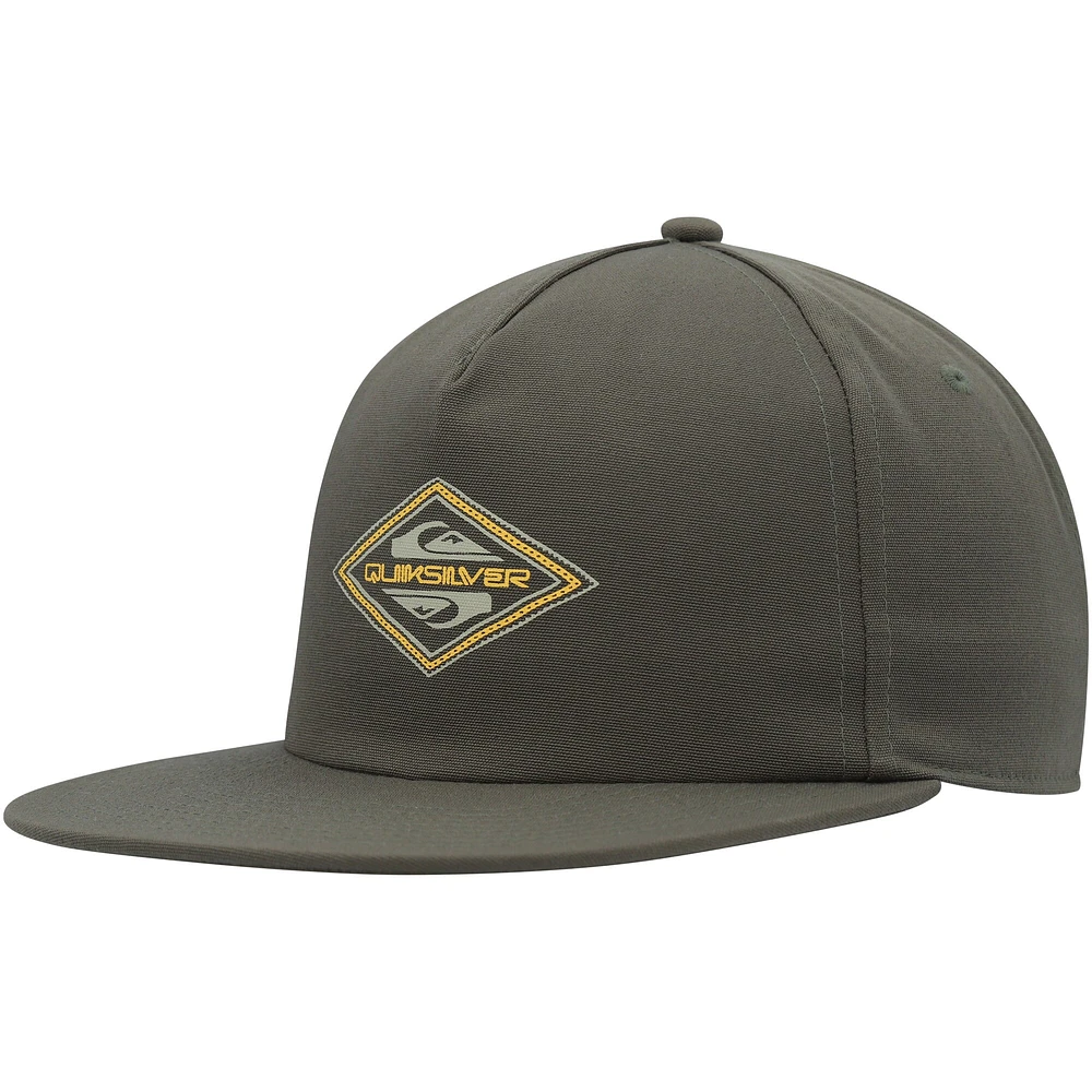 Casquette Snapback Quiksilver Olive Fiver pour homme