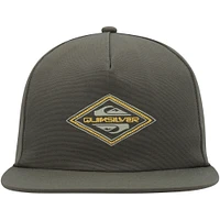 Men's Quiksilver Olive Fiver Snapback Hat