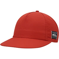 Casquette Quiksilver Tride Snapback rouge pour hommes