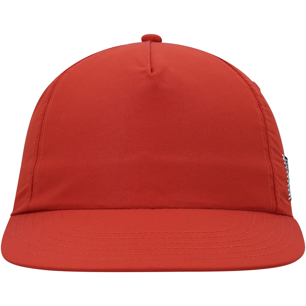 Casquette Quiksilver Tride Snapback rouge pour hommes