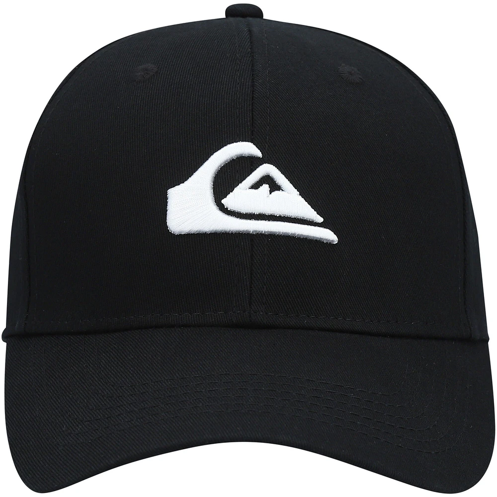 Casquette Quiksilver noire Decades Snapback pour enfant