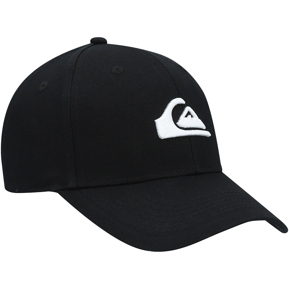 Casquette Quiksilver noire Decades Snapback pour enfant