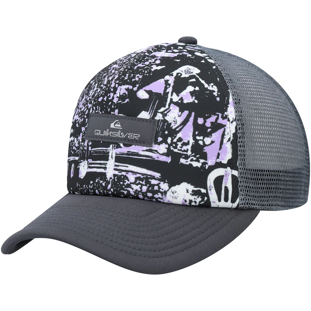 Casquette Snapback Quiksilver Magpie Coop Trucker noire pour jeunes