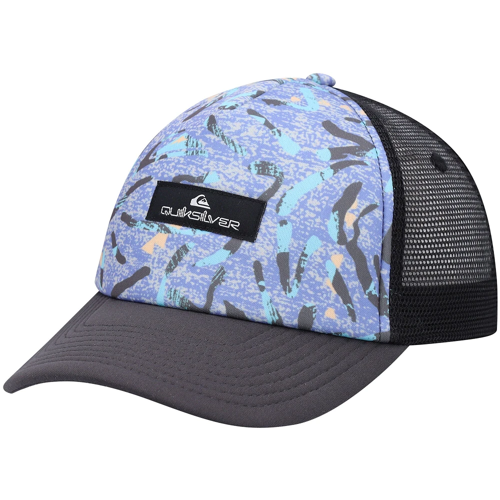 Casquette Quiksilver Lavande/Marine Pidgeon Coop Trucker Snapback pour Jeune