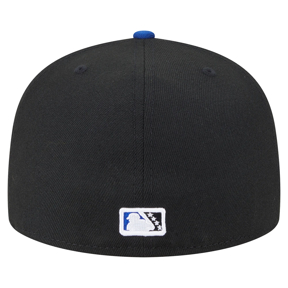 Casquette ajustée 59FIFTY pour homme de la collection authentique Rancho Cucamonga Quakes New Era noire