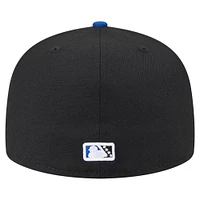 Men's New Era  Black Rancho Cucamonga Quakes Authentic Collection 59FIFTY Fitted Hat