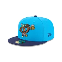 Casquette ajustée 59FIFTY bleue New Era pour homme, thème Reading Fightin Phils, soirées à