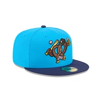 Casquette ajustée 59FIFTY bleue New Era pour homme, thème Reading Fightin Phils, soirées à