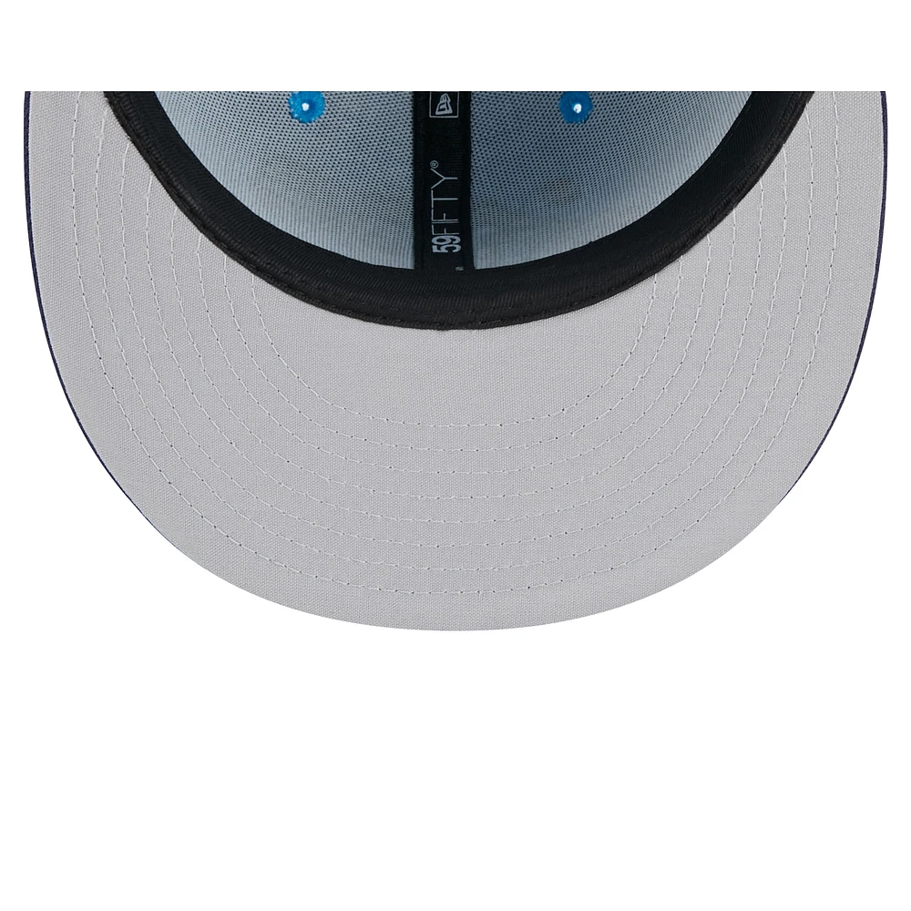 Casquette ajustée 59FIFTY bleue New Era pour homme, thème Reading Fightin Phils, soirées à