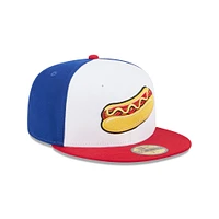 Casquette ajustée 59FIFTY blanche New Era pour homme, thème Reading Fightin Phils