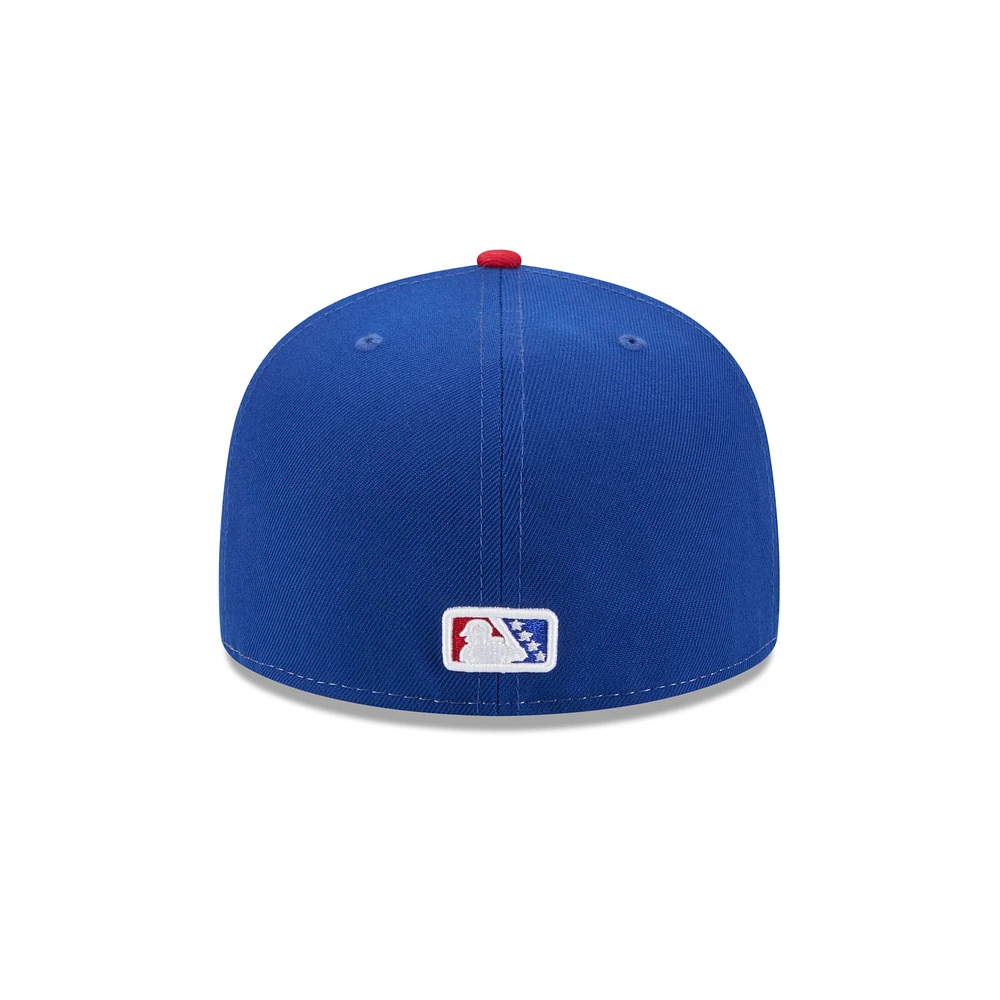 Casquette ajustée 59FIFTY blanche New Era pour homme, thème Reading Fightin Phils