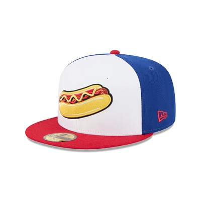 Casquette ajustée 59FIFTY blanche New Era pour homme, thème Reading Fightin Phils