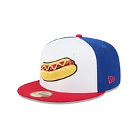 Casquette ajustée 59FIFTY blanche New Era pour homme, thème Reading Fightin Phils