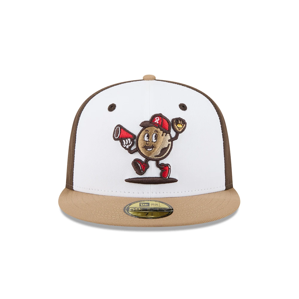 Men's New Era  White Reading Fightin Phils Theme Nights 59FIFTY Fitted Hat