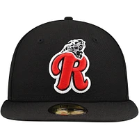 Men's New Era Black Reading Fightin Phils Authentic Collection 59FIFTY Fitted Hat