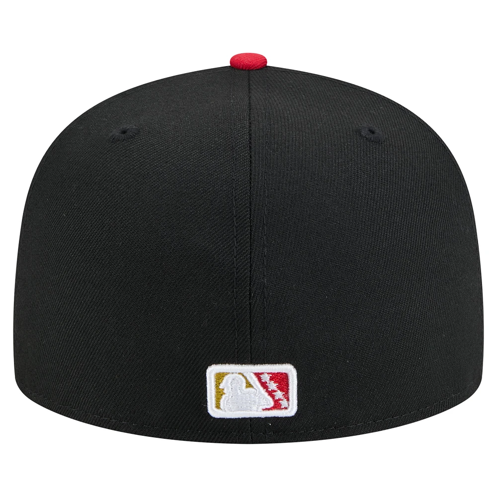 Casquette ajustée New Era Reading Fightin Phils Copa de la Diversión 59FIFTY noire pour hommes