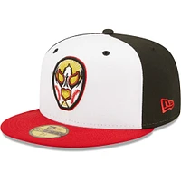 Casquette ajustée 59FIFTY Luchadores De Reading Copa La Diversion New Era pour homme, blanc/rouge