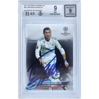 Cristiano Ronaldo Real Madrid Fanatics Authentic Autographed White adidas  2021 Jersey