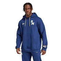 Sweat à capuche adidas Originals bleu marine Real Madrid Varsity Pack pour homme