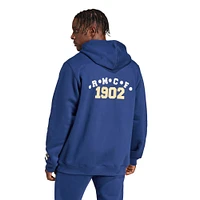 Sweat à capuche adidas Originals bleu marine Real Madrid Varsity Pack pour homme