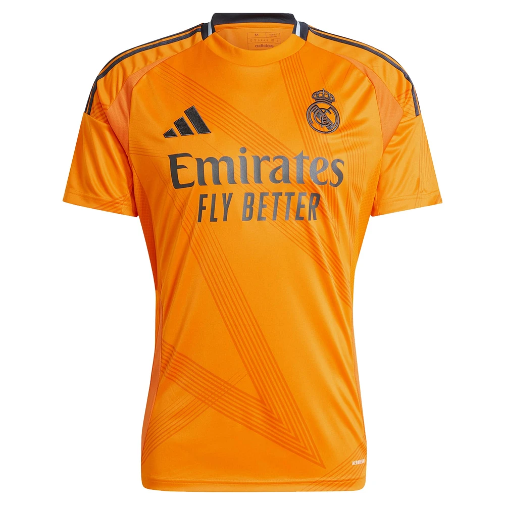 Maillot adidas Jude Bellingham pour homme, réplique du Real Madrid 2024/25 extérieur, orange