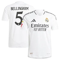 Men's adidas Jude Bellingham White Real Madrid 2024/25 Home Authentic Player Jersey